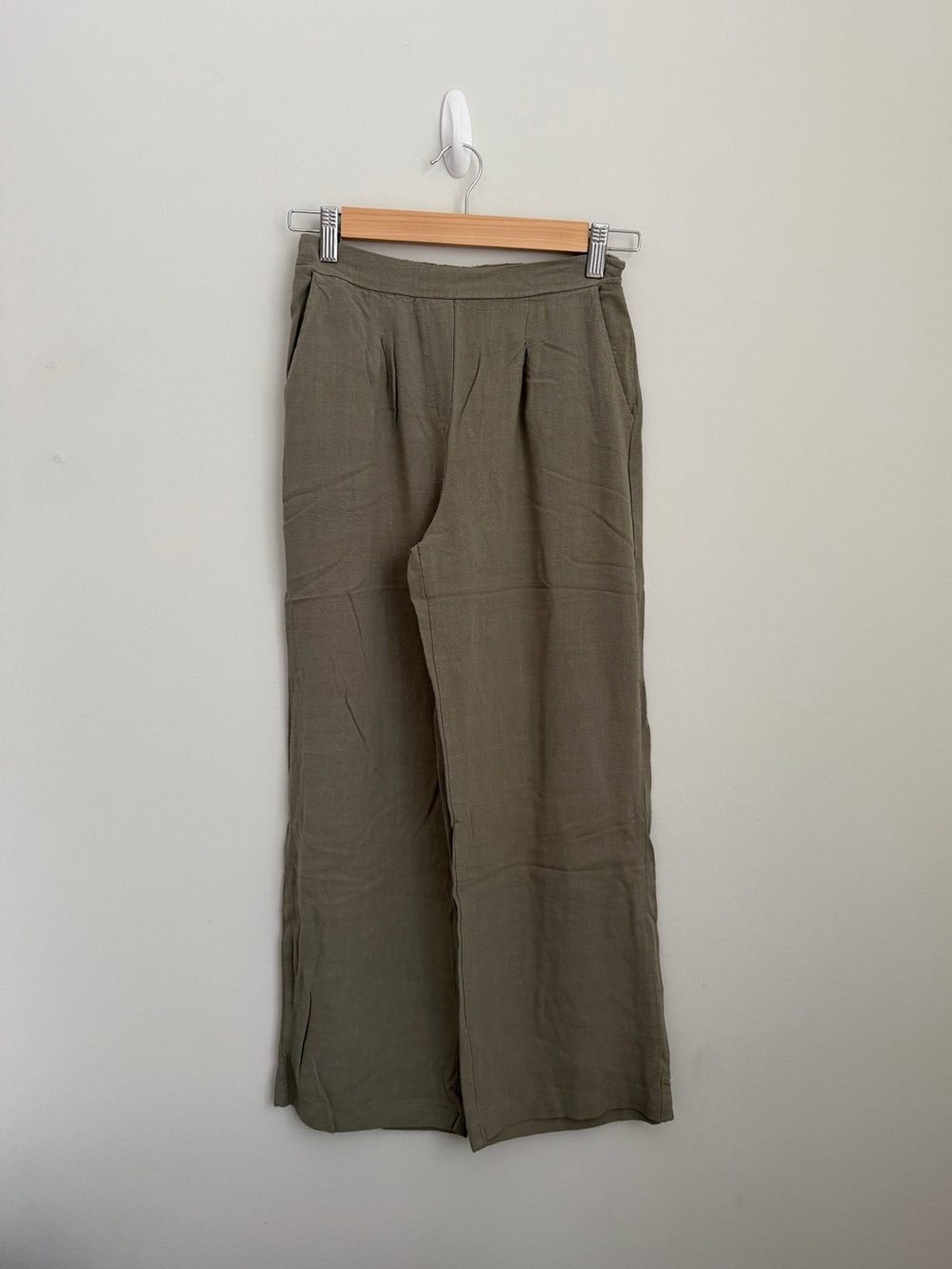 Altar'd State Olive Wide-Leg Trousers
